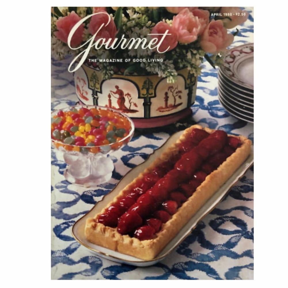 Vintage Gourmet Magazine “The Magazine Of Good Living” April 1988 Back Issue